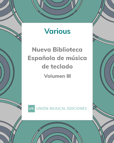 Nueva Biblioteca Española de música de teclado — Various