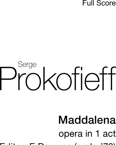 Maddalena — Sergei Prokofiev