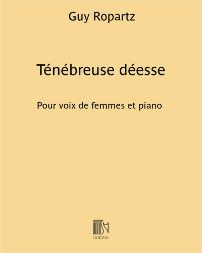 Ténébreuse déesse (No. 2 from 'Oedipus at Colonus') — 罗帕茨