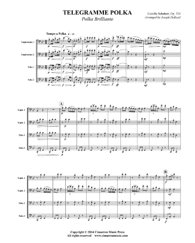 Telegramme Polka — Camille Schubert