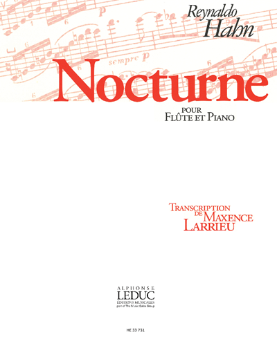 Nocturne for Flute and Piano — 雷纳尔多·哈恩