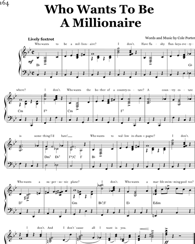 Who Wants To Be A Millionaire — 科尔·波特