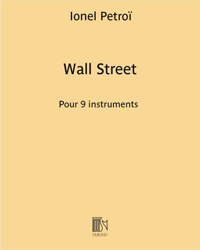 Wall Street — Ionel Petroï