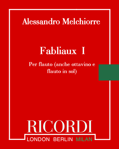 Fabliaux I — Alessandro Melchiorre