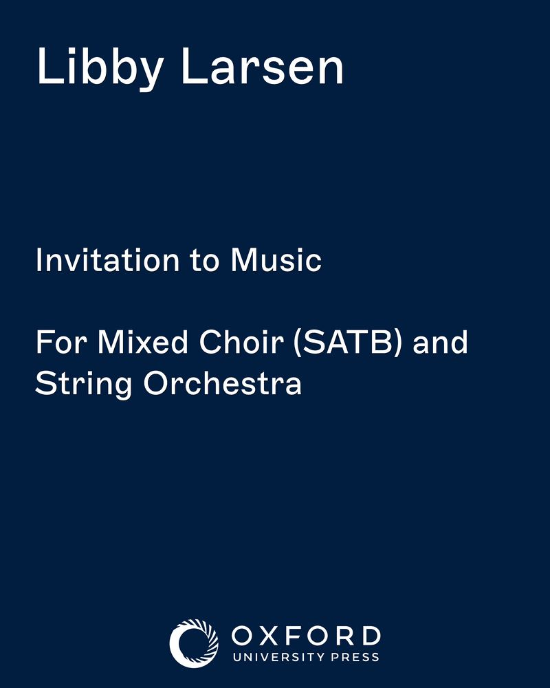 Invitation to Music — Libby Larsen