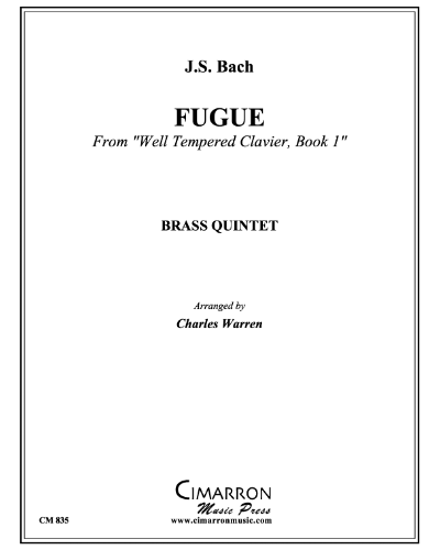 Fugue No. 5 (from the 'Well Tempered Clavier, Book 1') — 巴赫