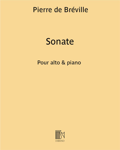 Sonate — Pierre de Bréville