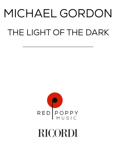 the light of the dark — Michael Gordon