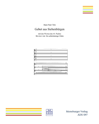 Gebet aus Siebenbürgen — Hans Peter Türk