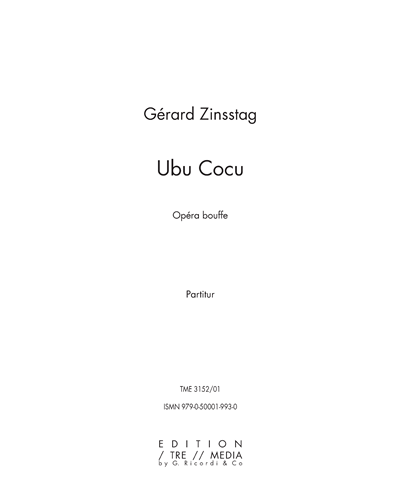 Ubu cocu — Gérard Zinsstag