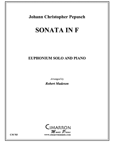 Sonata in F major — 约翰·克里斯多夫·佩普施