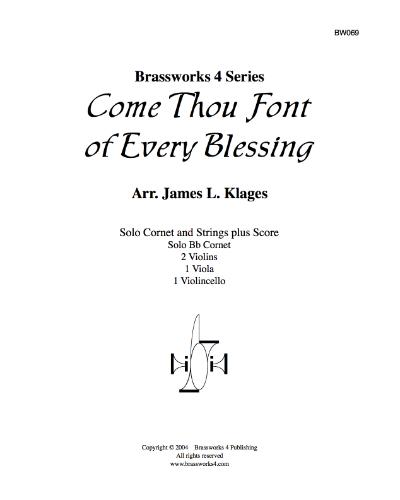Come Thou Font of Every Blessing — James Klages