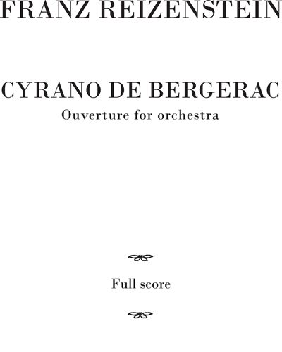 Ouverture: Cyrano de Bergerac — Franz Reizenstein