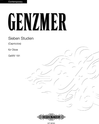 Seven Studies for Oboe (Capriccios) — Harald Genzmer