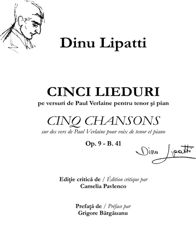 Five Lieds op. 9 B. 41 — 迪努·利帕蒂