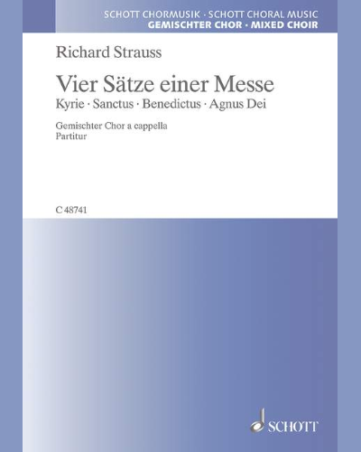 Vier Sätze einer Messe — 理查德·施特劳斯