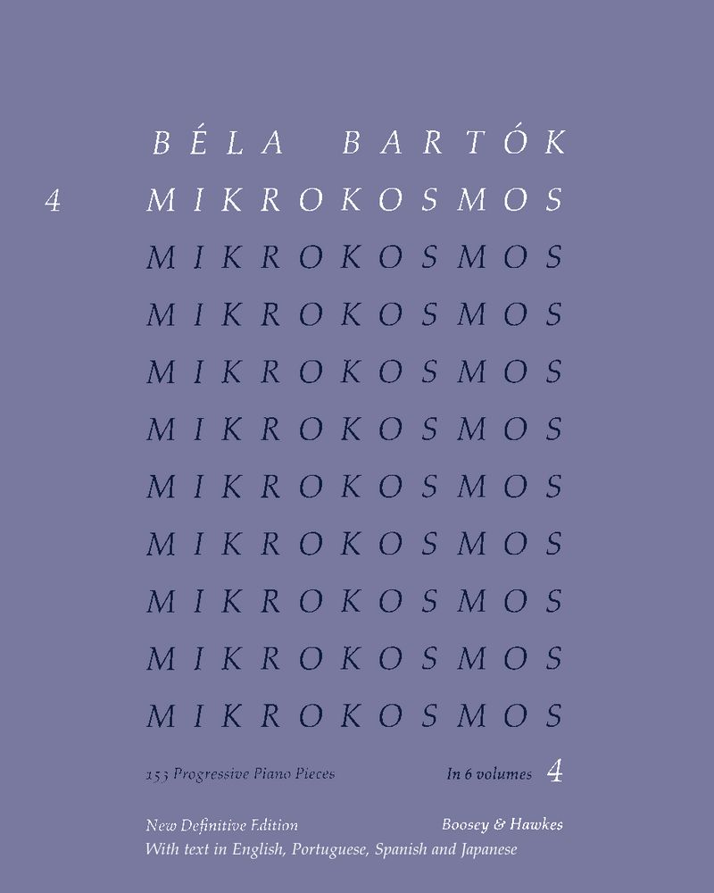 Mikrokosmos, Vol. 4 — Béla Bartók