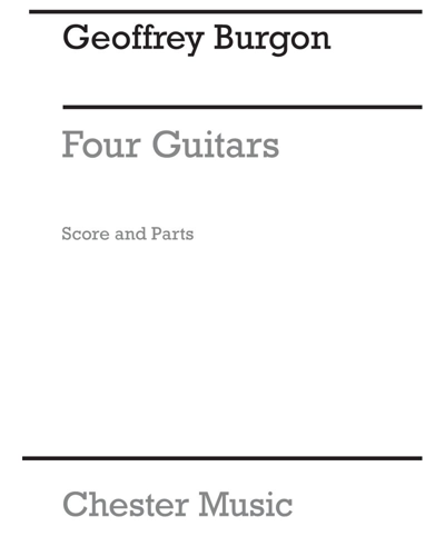 Four Guitars — Geoffrey Burgon