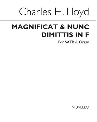 Magnificat & Nunc Dimittis (in F) — Charles Harford Lloyd