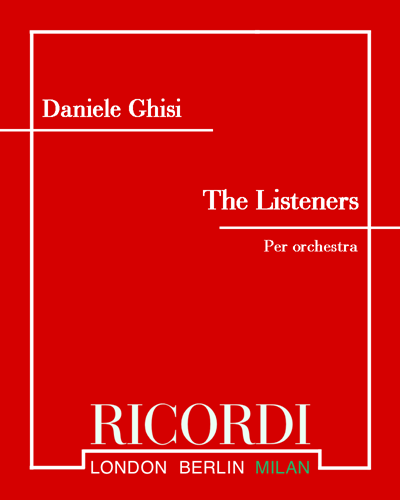 The listeners — Daniele Ghisi
