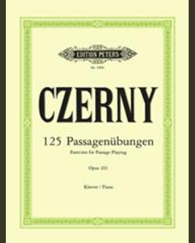 125 Exercises for Passage Playing — 车尔尼