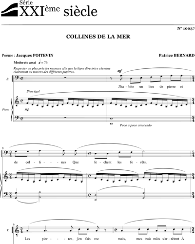 Collines de la mer — Patrice Bernard