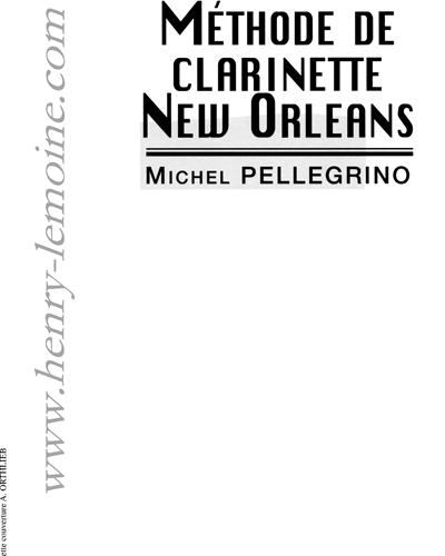 Méthode de Clarinette New Orleans — Michel Pellegrino