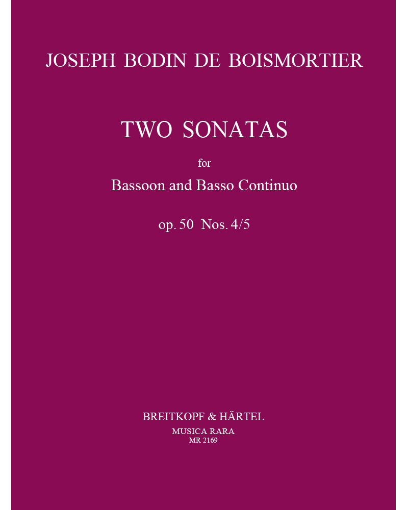 Two Sonatas, opp. 50/4-5 — Joseph Bodin de Boismortier