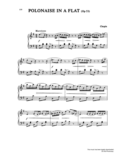 Polonaise in A-flat, op. 53 — 肖邦