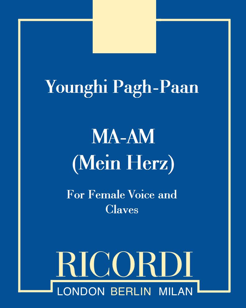 ma-am — Younghi Pagh-Paan