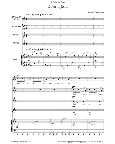 Dormi, Jesu — Vladimír Godár