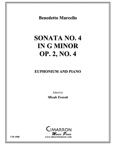 Sonata No. 4 in G minor, op. 2 — Bendetto Marcello