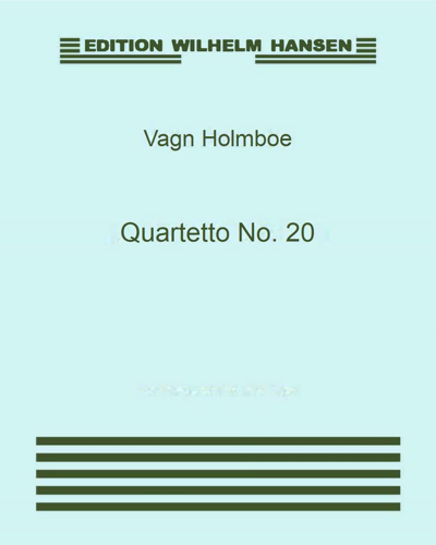 String Quartet No. 20, op. 160 'Notturno' — 沃恩·霍尔姆波