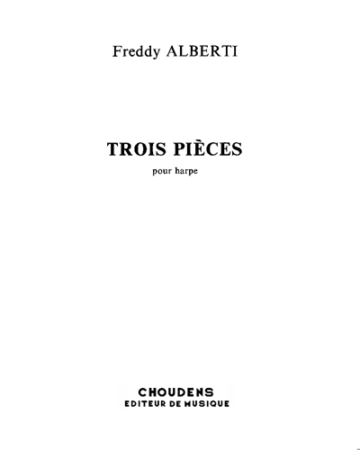 Three Pieces for Harp — Freddy Alberti