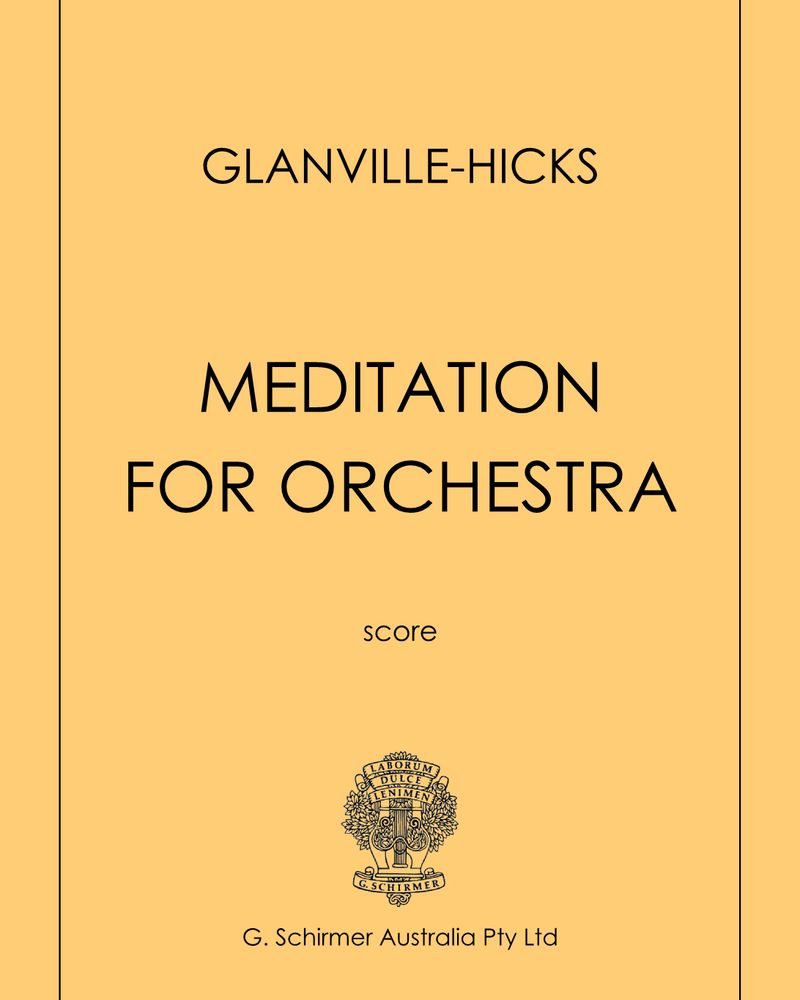 Meditation for Orchestra — Peggy Glanville-Hicks