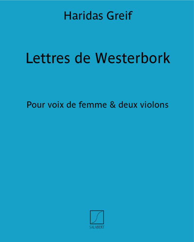 Lettres de Westerbork — Haridas Greif