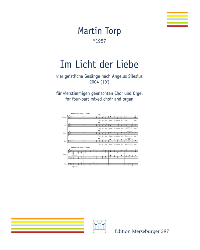 Im Licht der Liebe: Vier geistliche Gesänge nach Angelus Silesius — Martin Torp