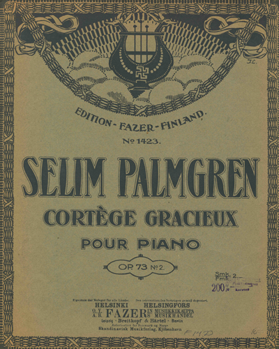 Cortège gracieux, op. 73 no. 2 — 塞利姆·帕尔姆格伦