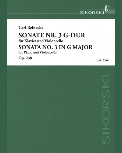 Sonata No. 3 in G major, op. 238 — Carl Reinecke