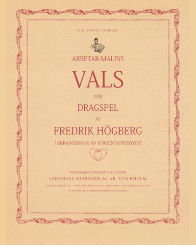 Malin's Waltz (from "The Accordion King") — Fredrik Högberg