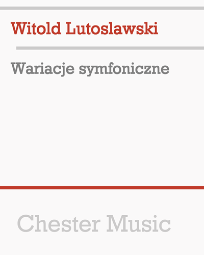 Wariacje symfoniczne — Witold Lutosławski