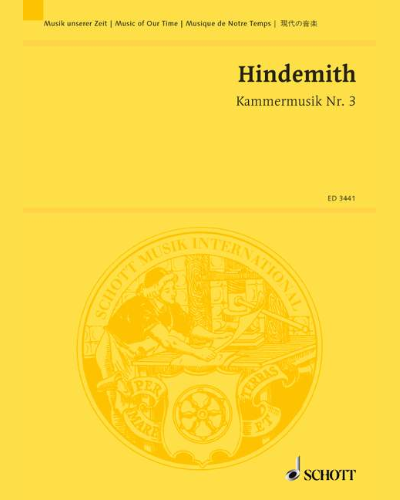 Chamber Music No. 3, op. 36/2 — 欣德米特