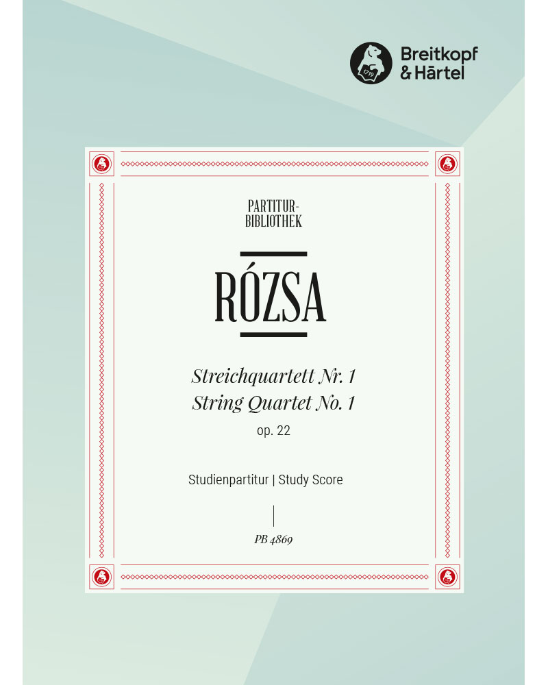 Streichquartett Nr. 1 op. 22 — 罗饶