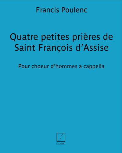 Quatre petites prières de Saint François d'Assise — 普朗克
