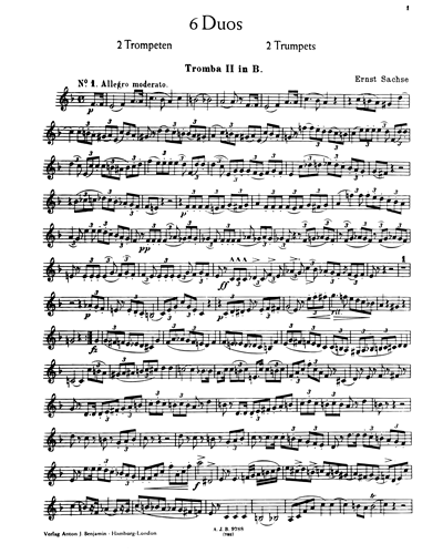 Six Duets — Ernst Sachse
