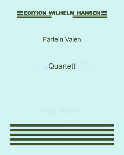 Quartet, op. 10 — Fartein Valen