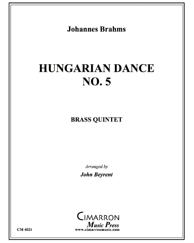 Hungarian Dance No. 5, op. W. 1 — 勃拉姆斯
