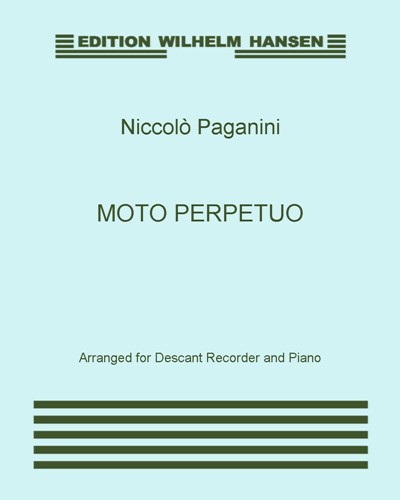 Moto Perpetuo, op. 11 — 帕格尼尼