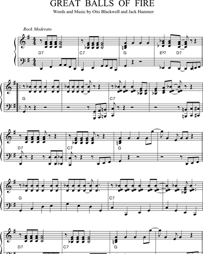 Great Balls Of Fire — Jerry Lee Lewis