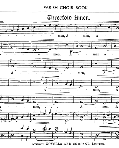 Threefold Amen — 奥兰多·吉本斯
